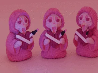 Crochet Valentines Scream!