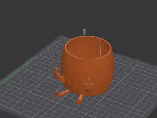 Middle Finger Happy Pot