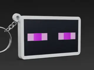 Llavero de Enderman Minecraft