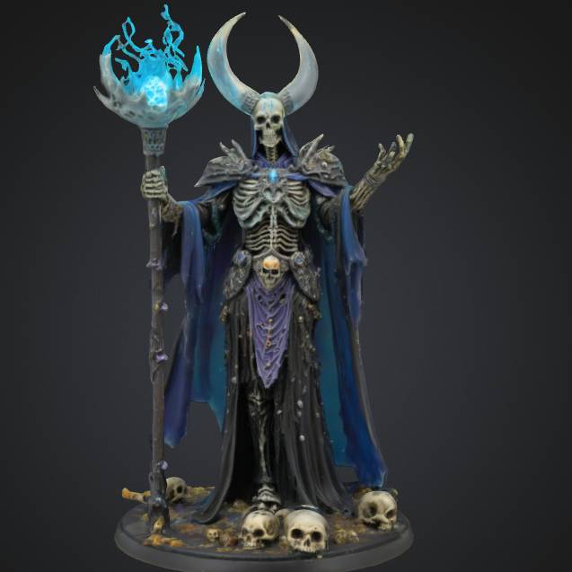 undead mage lich boss game rpg