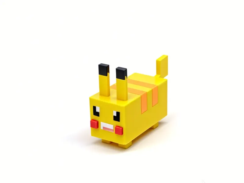 Pixel Art Pokémon - Pikachu the Electric Mouse