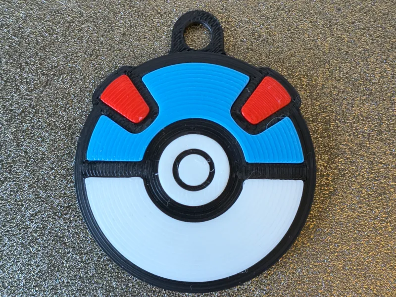 Great Ball Pokemon Keyring - Multipart, no CFS needed