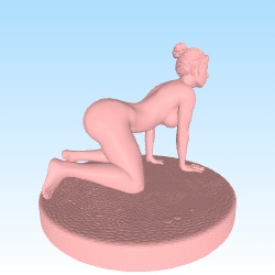 Anatomic model woman 5 for painting & sculpting
