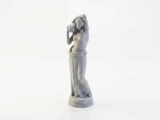 Classical Water Bearer Statue Museum Sculpture 3D Printable