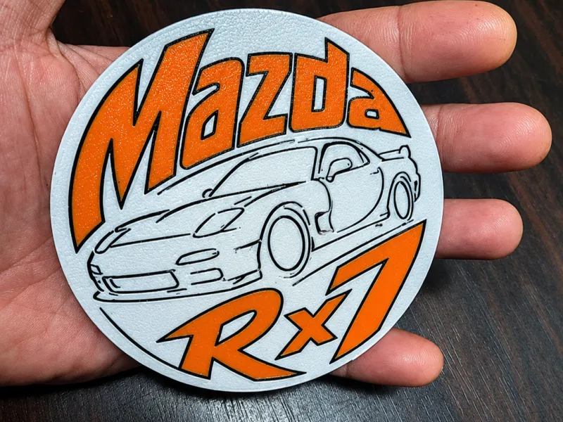Posavasos Multicolor Mazda RX-7