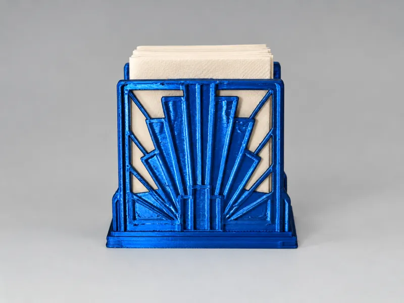 Art Deco Sunburst Napkin Holder