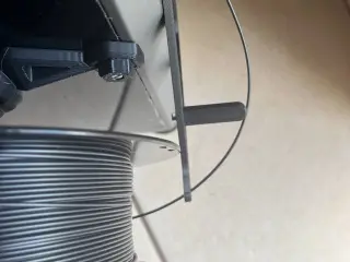 Creality K1C filament spool side support lane