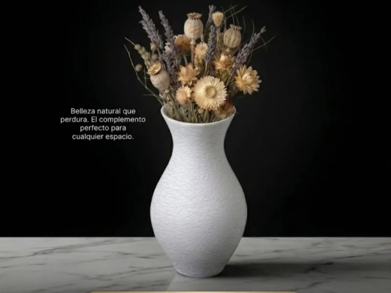 Vase jarron Florero minimalist nordic Clas Mudox easy print
