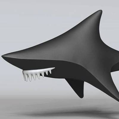 Shark Creature FIgure Fan Art Toy