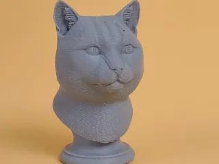 British Shorthair Cat Bust