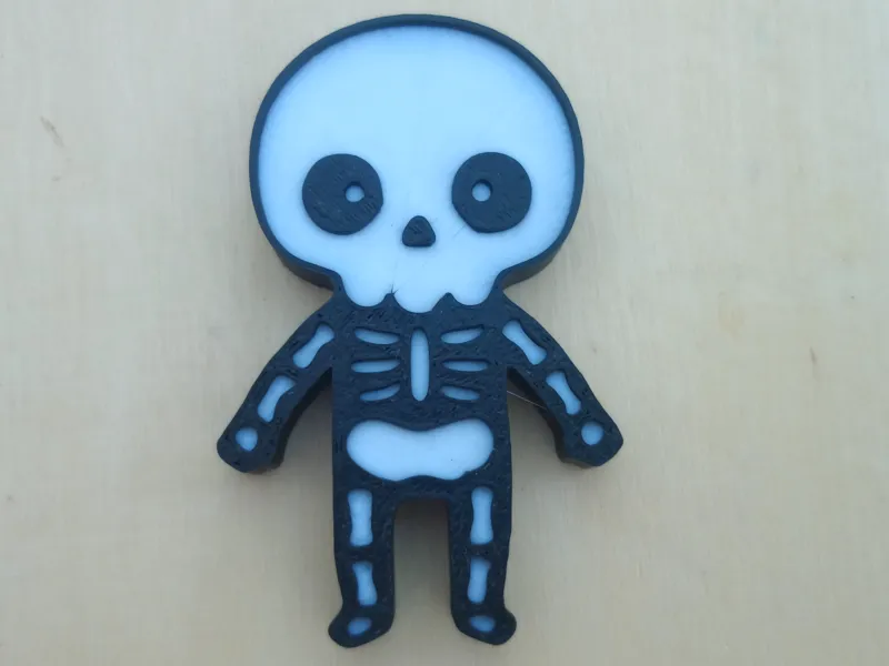 Skeleton Cute Keychain