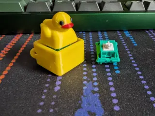 Duck Keycap Keychain