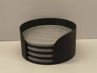 Coaster Set + Holder (Customizable Coaster)