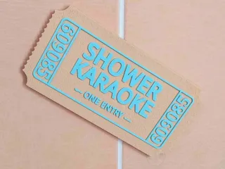 SHOWER KARAOKE WALL DECORATION