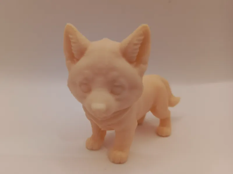 Chibi Czechoslovakian Wolfdog figurine