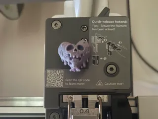 Extruder Rotating melted Skull heart Sparkx  I7