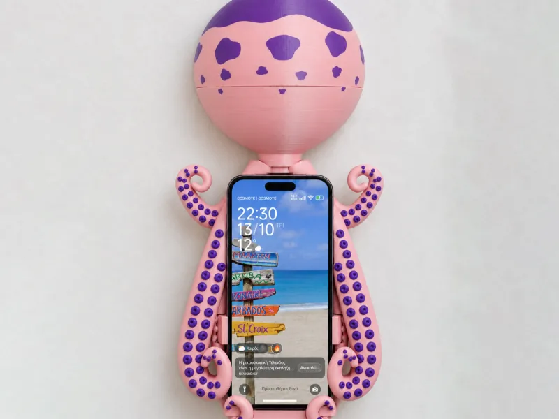 One Piece Octopus Balloon – Phone & Trading Card Stand