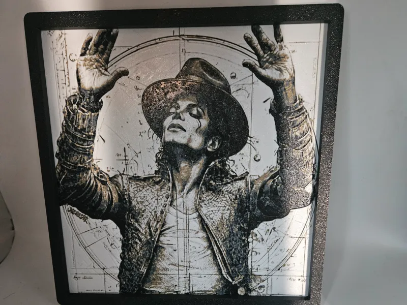 MICHAEL JACKSON 4 MET KLEUREN