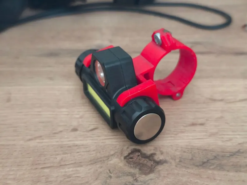 BORUiT hoofdlampbevestiging (of vergelijkbaar) voor op de fiets