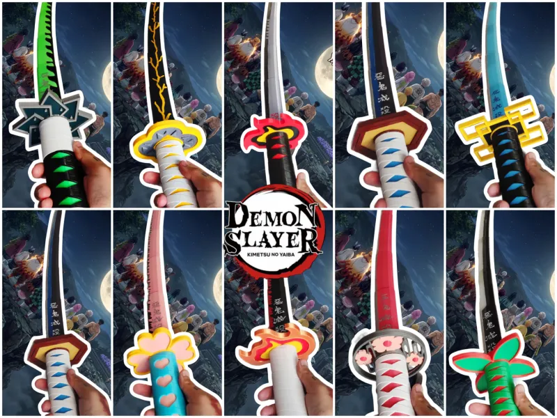 ALL KATANAS (Demon Slayer Inspiration)