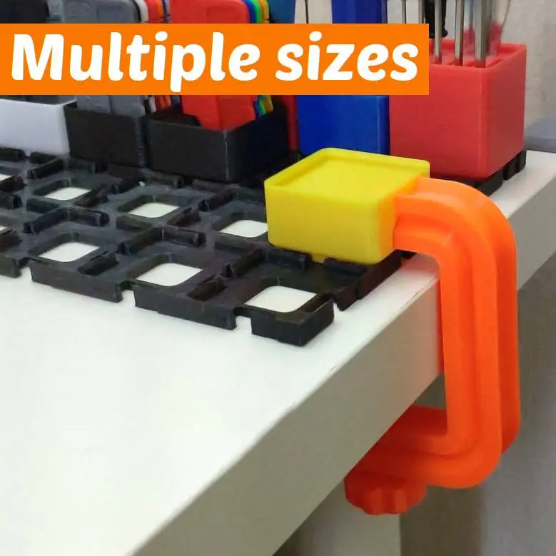Gridfinity table clamp