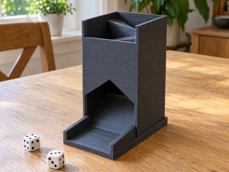 Switchback Dice Tower: Tabletop Dice Roller