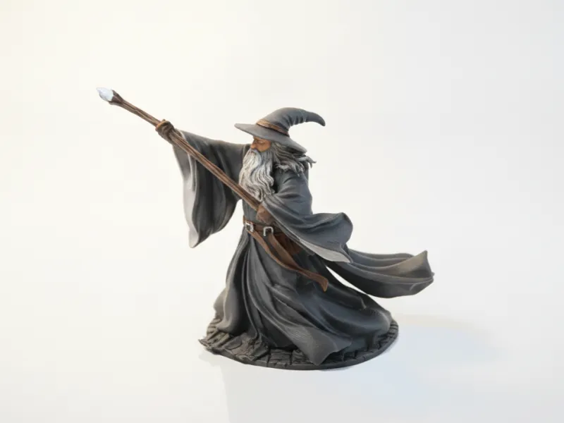 Gandalf Wizard Statue Lord of the Rings 3D Printable