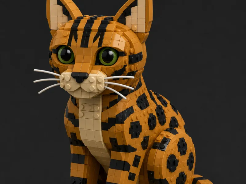 Legoixed Bengal Cat