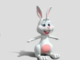 Cartoon easter bunny-0