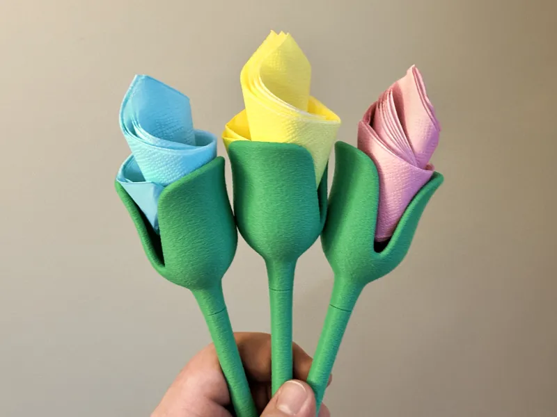 Flower Napkin Holder (Spring/Easter Tableware)