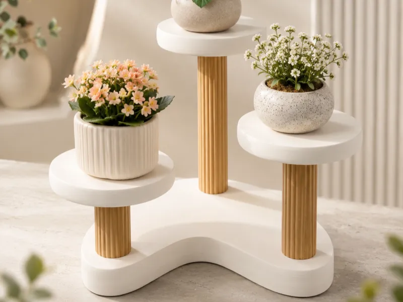 Soporte para plantas de 3 niveles 🌿