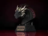 Balerion The Black Dread Bust STL  House of the Dragon 3D Pr-0
