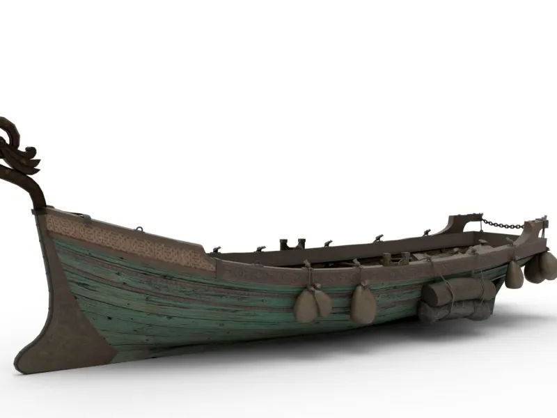 3D Boat High Detail Realistic Animation Ready