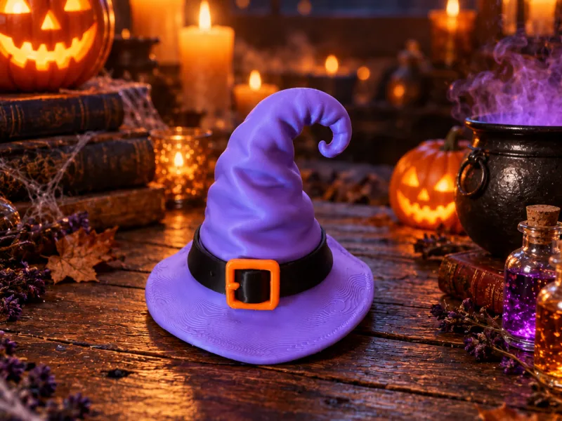 ウィッチハット – ハロウィンデコレーション 🎃🧙‍♀️