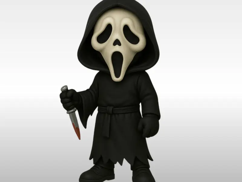 Chibi Ghostface (Scream) - October series