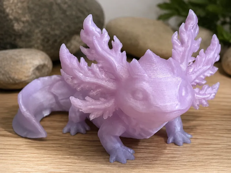 Axolotl Cute and Small Desk Decor - Easy Print