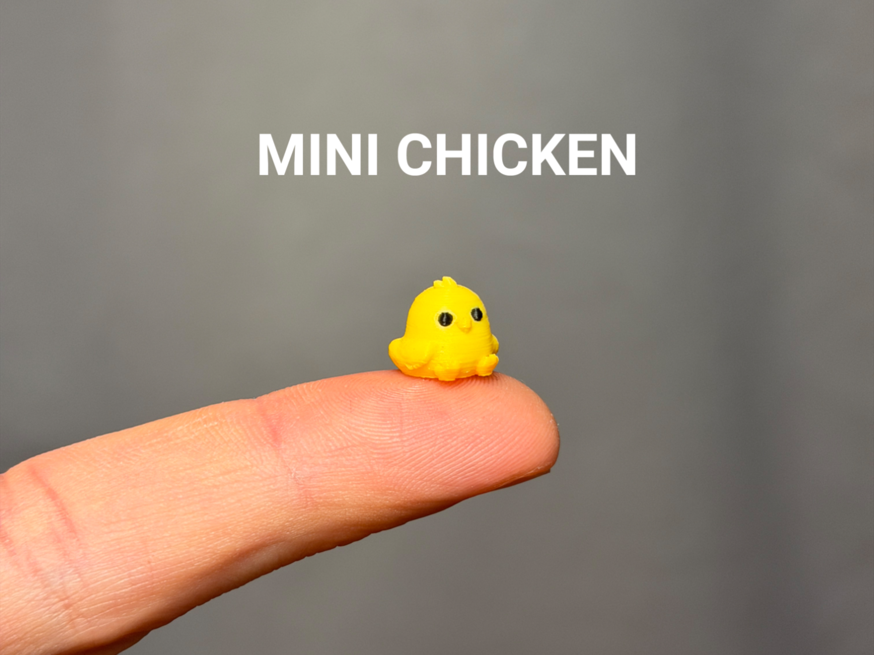 3D Printer Files | 3MF File | Mini Chicken