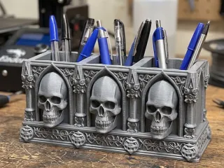 gothic pencil holder
