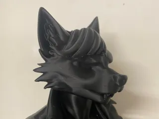 Lupa Grey Bust with teeth