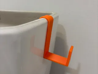 Potty Seat toilet tank hook