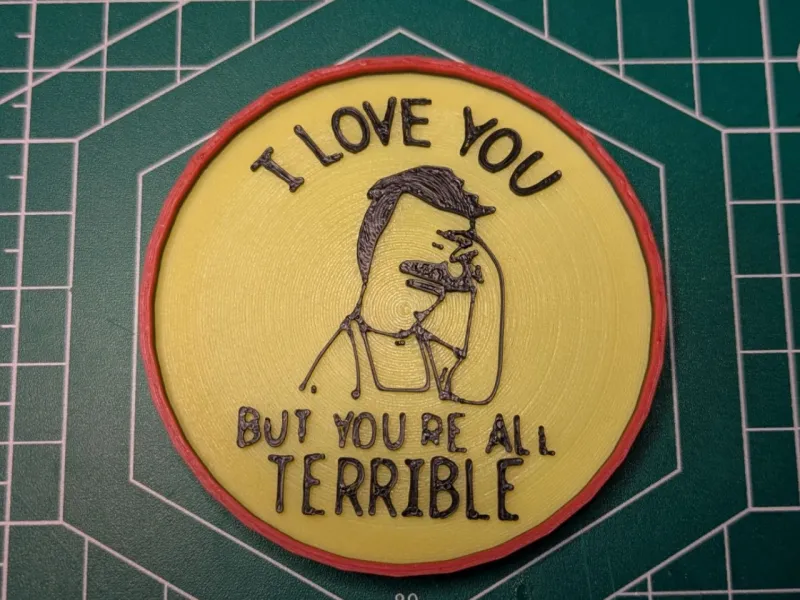 Bob's Burgers "You're All terrible" Fridge Magnet v1