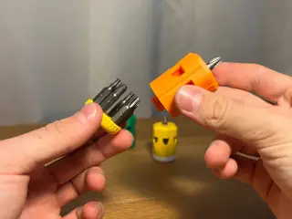 Mini Screwdriver with Bit Magazine
