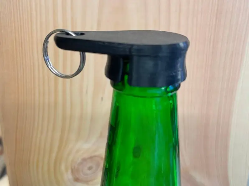 Tapa de cerveza, tapa de bebida, llavero protector para botella de vidrio