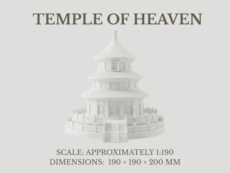 Templo del Cielo - Modelo 3D a escala 1:190
