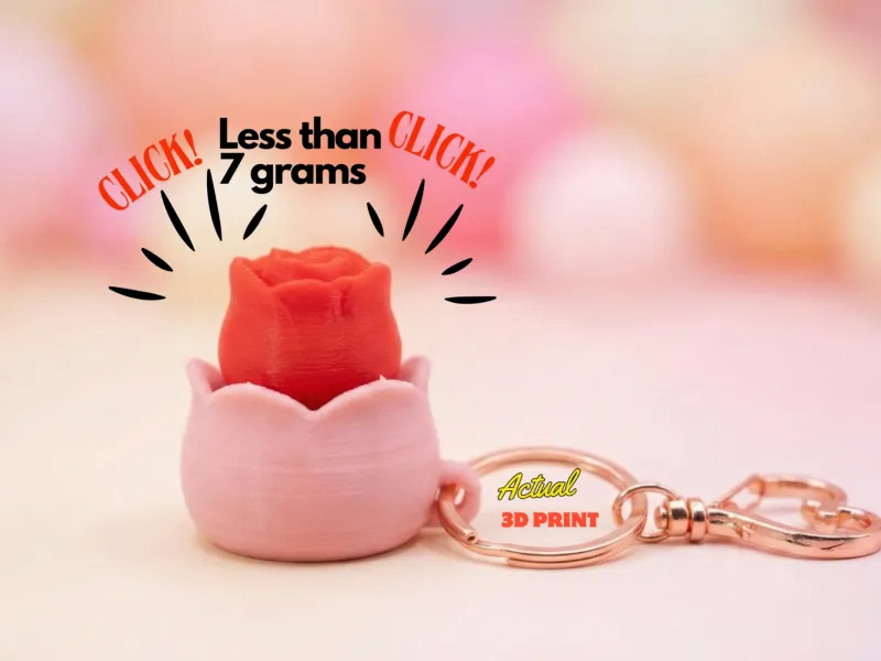Rose Gift Clicker Fidget