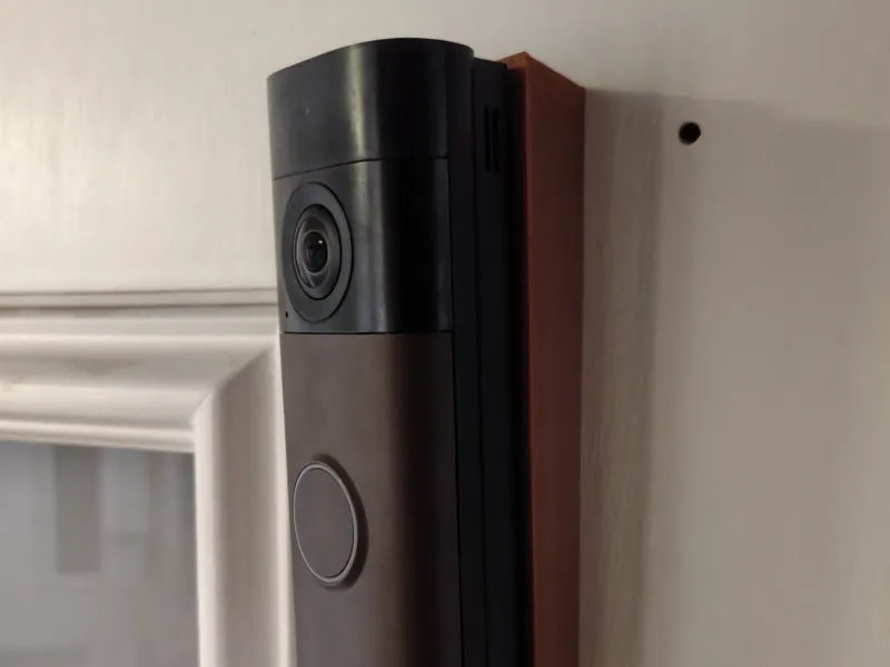 Ring doorbell mount - angled for apartments