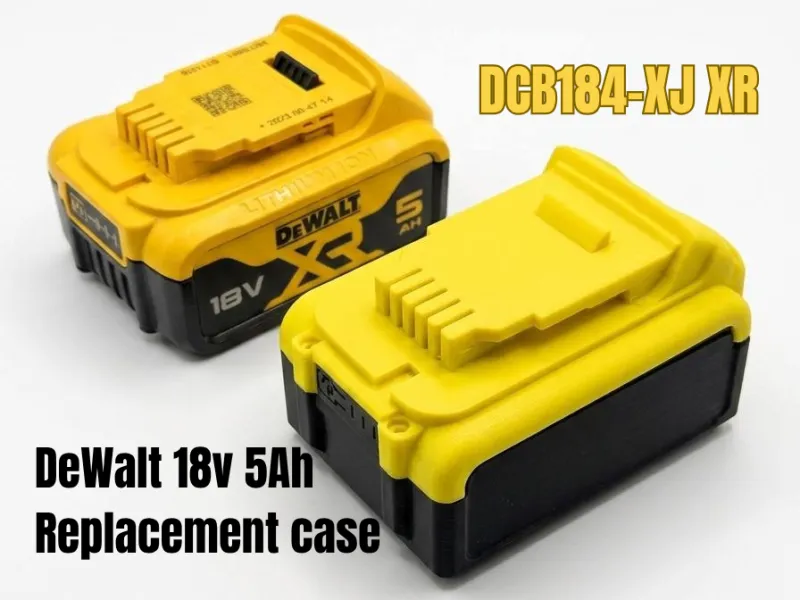 DeWalt 18V 5Ah replacement case DCB184-XJ XR