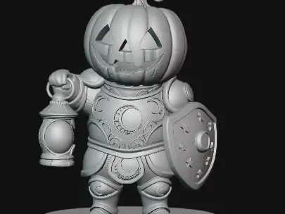 Moon Pumpkin Guardian