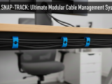 Snap-Track: Modular "Easy-Install" Cable Management System-0