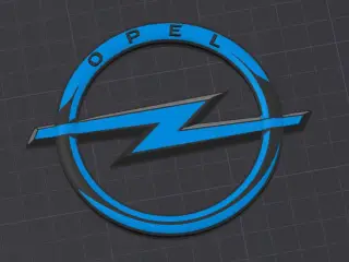 Opel Logo car badgeage
